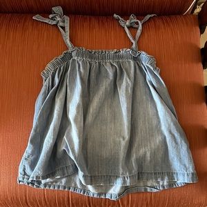 Flowy tie strap tank